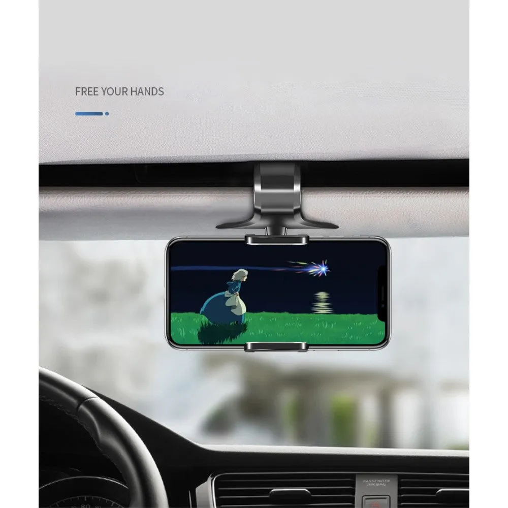 3 in 1 Car GPS Smartphone Holder: Dashboard / Visor Clamp   AC Grid Clip for Intex Cloud N1GB - Black