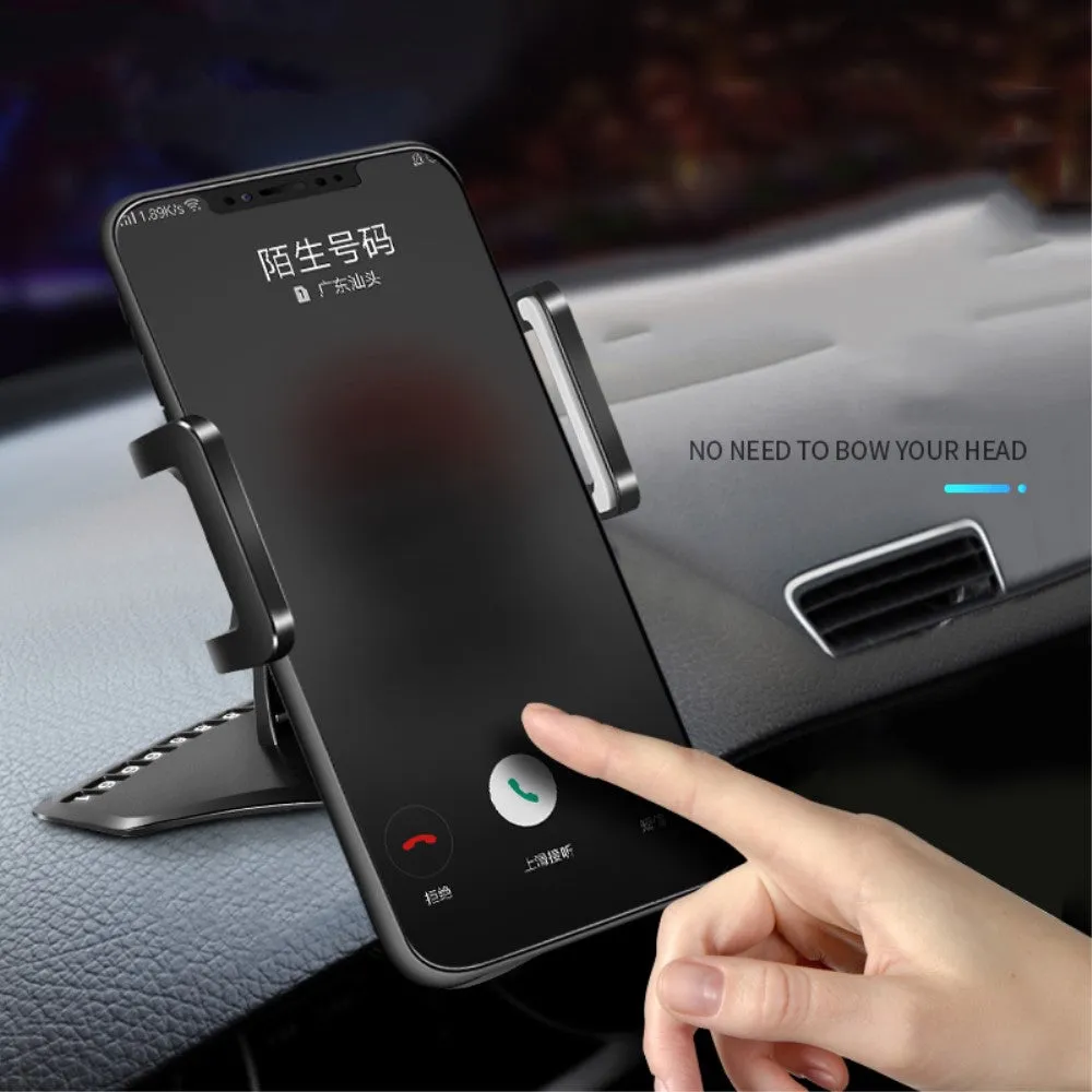 3 in 1 Car GPS Smartphone Holder: Dashboard / Visor Clamp   AC Grid Clip for Intex Cloud String HD (2016) - Black