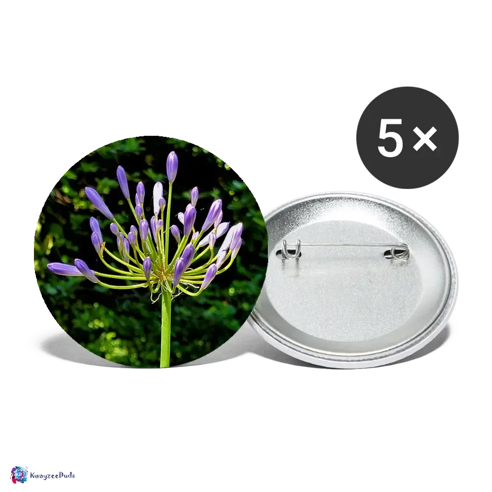 Agapanthus Giverny Buttons large 2.2'' (5-pack)