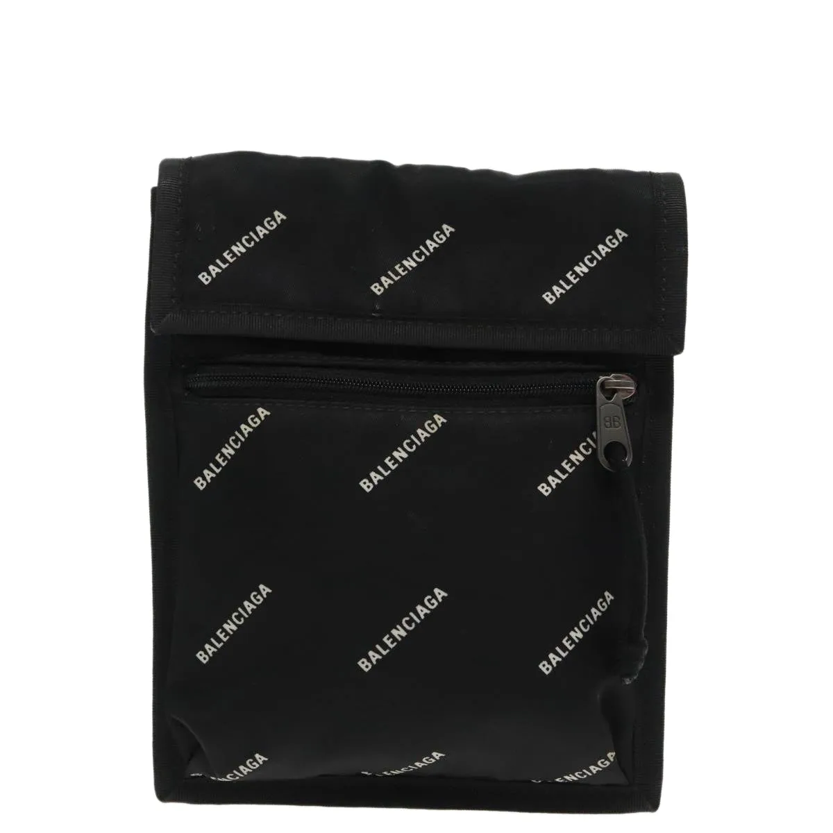 Balenciaga Explorer Black Synthetic Clutch Bag (Pre-Owned)