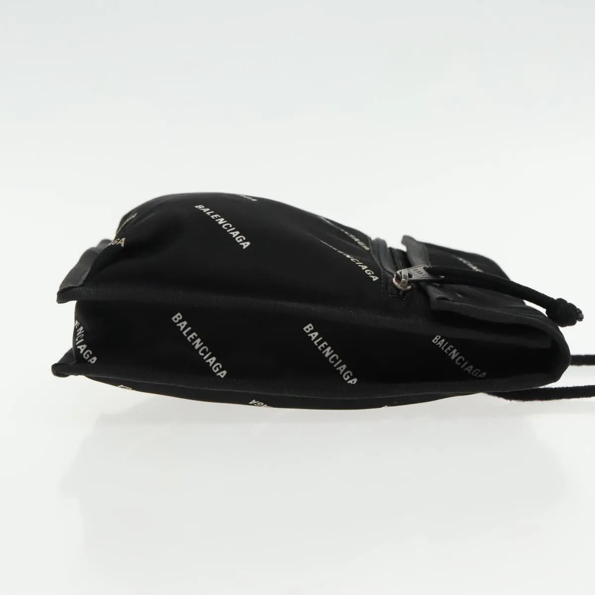 Balenciaga Explorer Black Synthetic Clutch Bag (Pre-Owned)