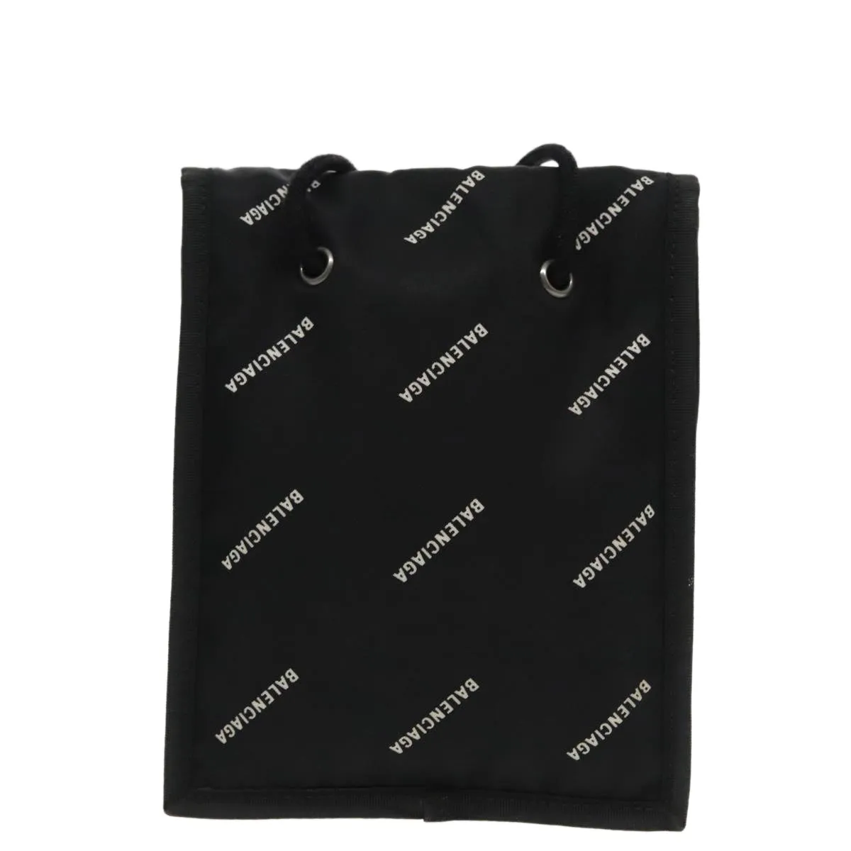 Balenciaga Explorer Black Synthetic Clutch Bag (Pre-Owned)