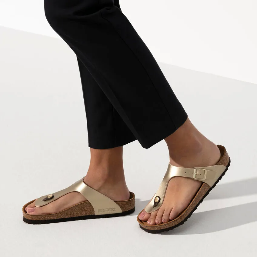 BIRKENSTOCK GIZEH REGULAR FIT IN GOLD