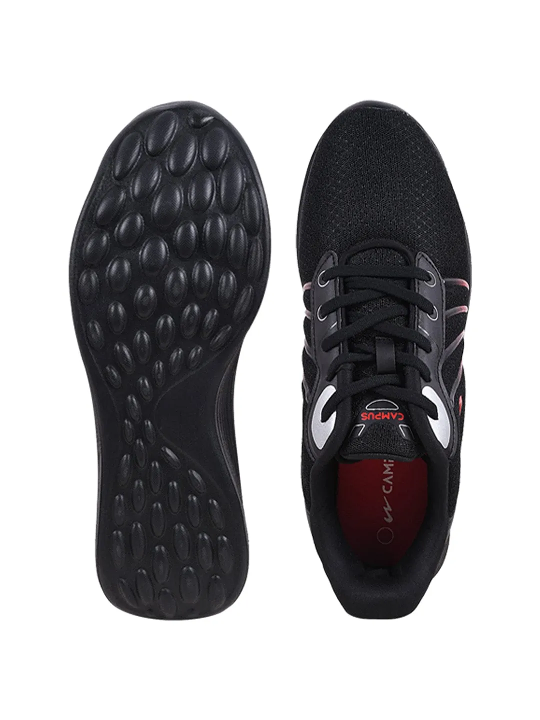 CAMP-OLIVER Black Men's Running Shoes