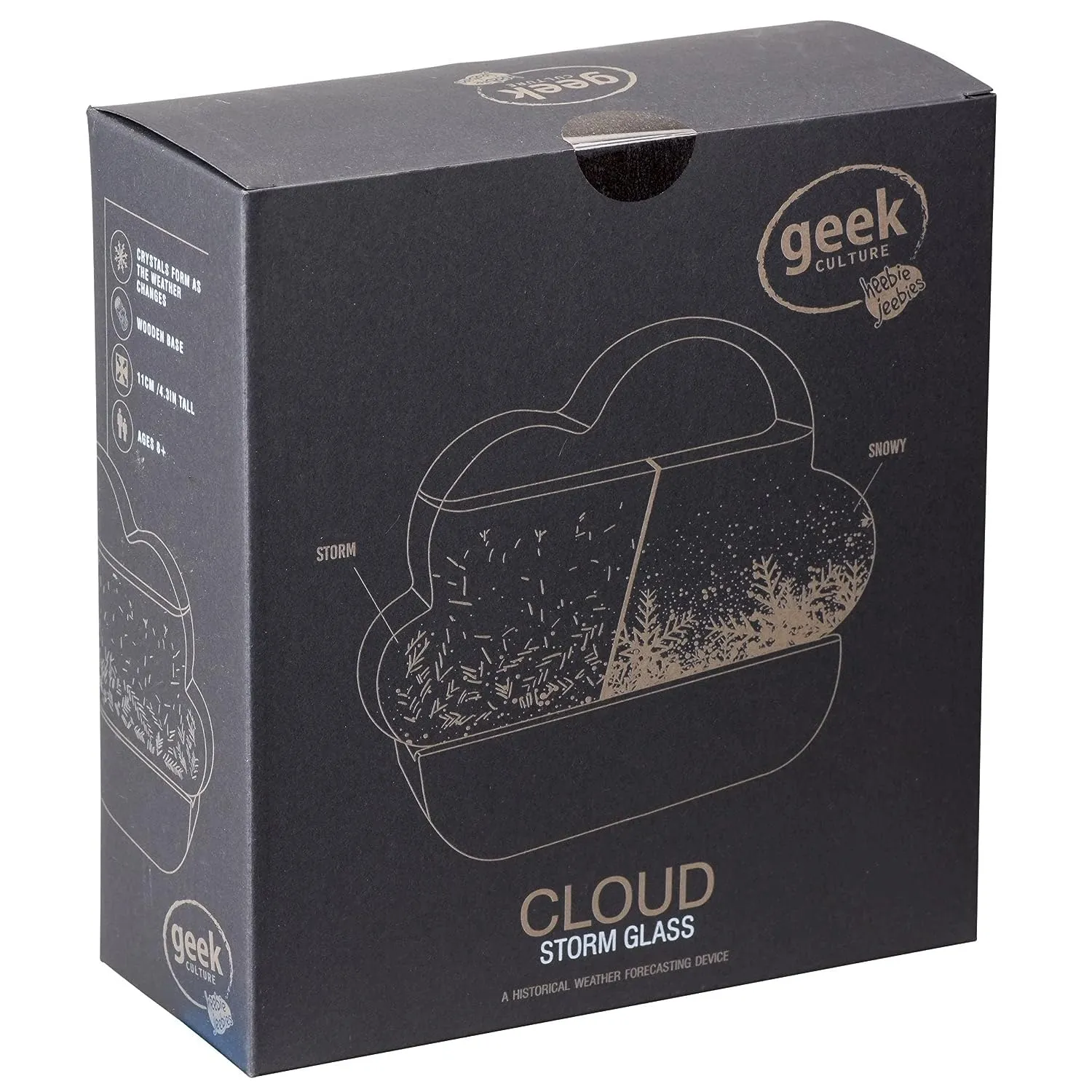 Cloud Storm Glass - Historical Weather Forecasting Device