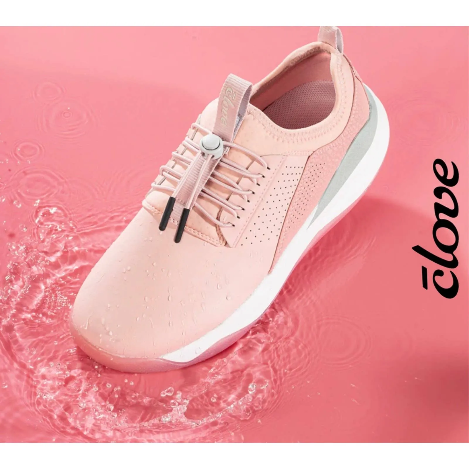 Clove Classic Shoes Sneakers Healthcare Nursing Pink Up Size 8.5 New