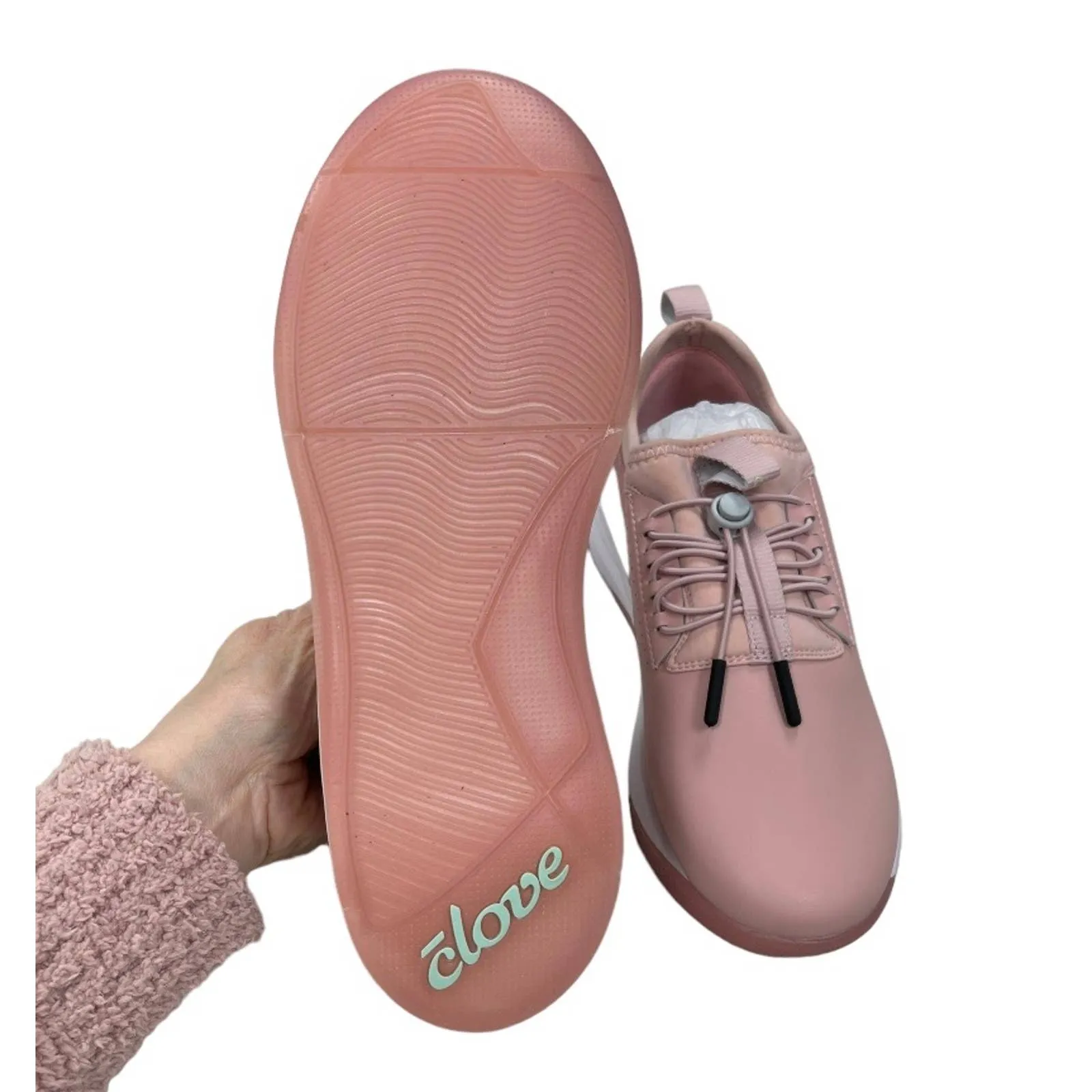 Clove Classic Shoes Sneakers Healthcare Nursing Pink Up Size 8.5 New