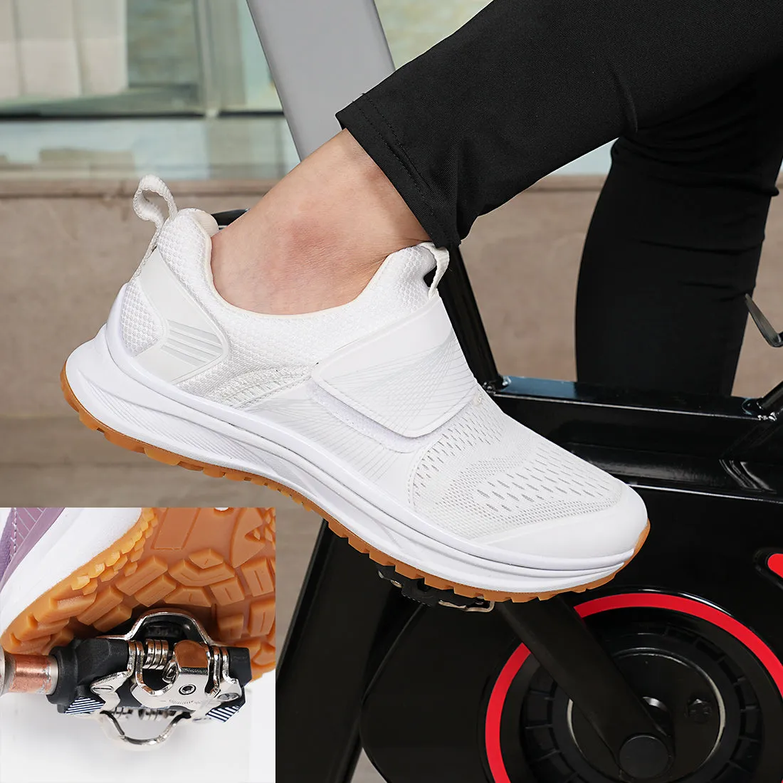 Cycling Shoes-White