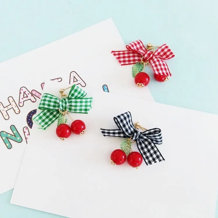 Fashionable Sweet Cherry Earring