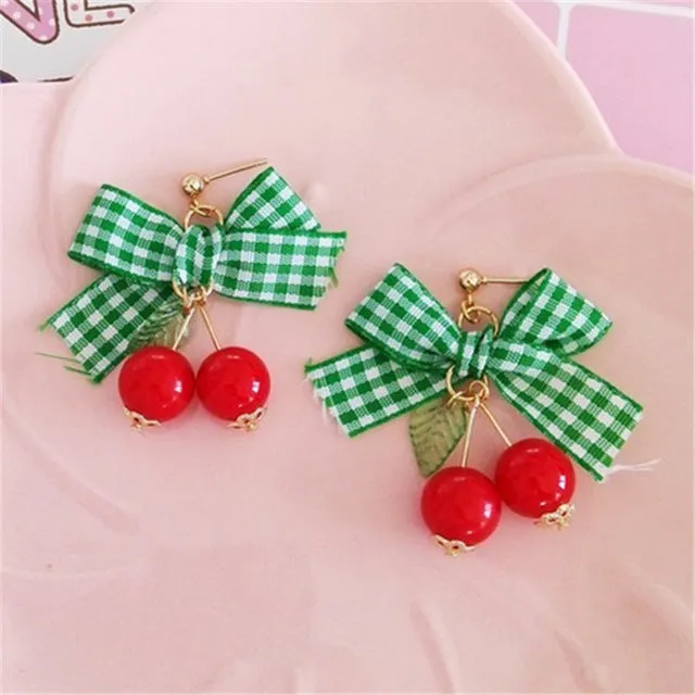 Fashionable Sweet Cherry Earring