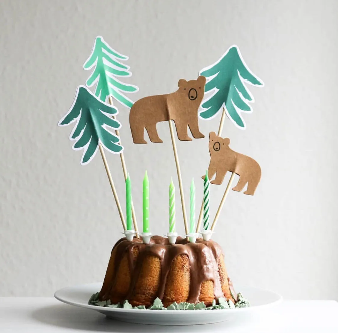 Little Explorer Cake Toppers