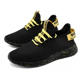 Low-top Casual Sports Shoes Men's Mesh Breathable Pointed Toe Flat MD Sole
