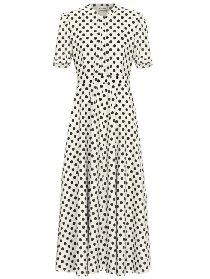 MARELLA Polka Dot Midi Dress