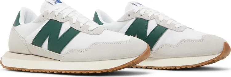 New Balance 237 'Cloud Gray Night Green' sneakers, gray
