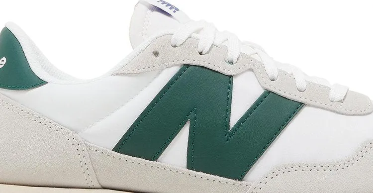 New Balance 237 'Cloud Gray Night Green' sneakers, gray