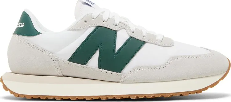 New Balance 237 'Cloud Gray Night Green' sneakers, gray