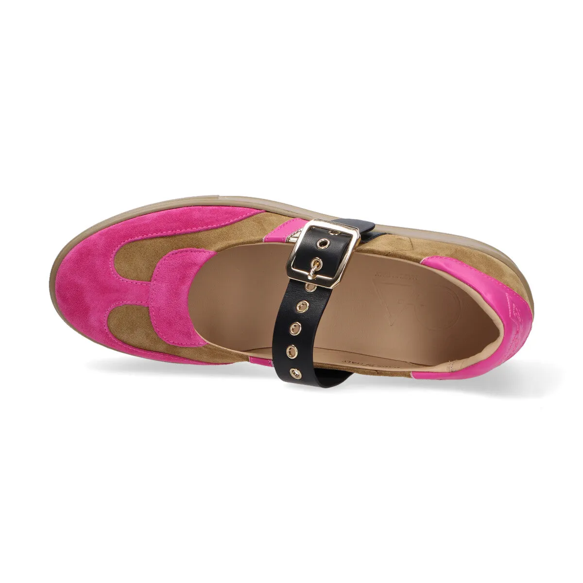 OA NON-FASHION sneakerfuxia cuoio