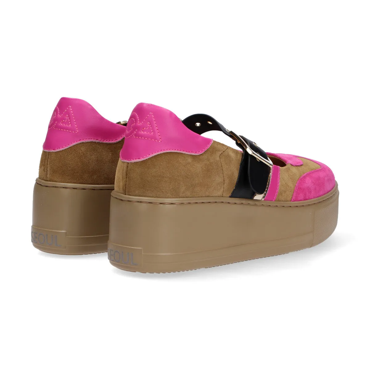 OA NON-FASHION sneakerfuxia cuoio