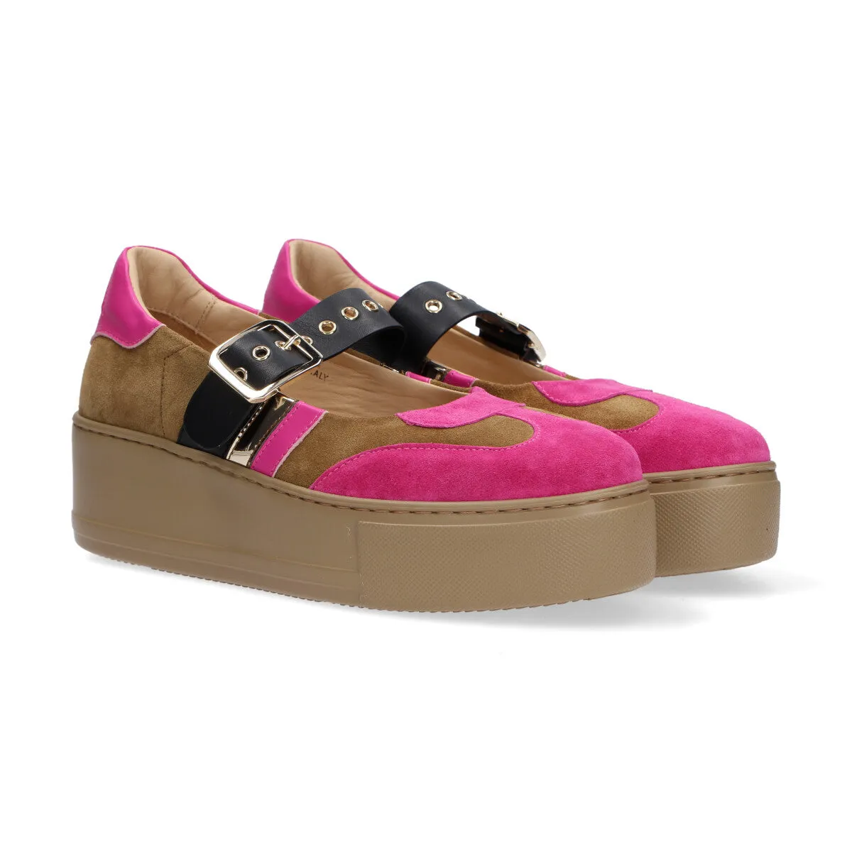 OA NON-FASHION sneakerfuxia cuoio