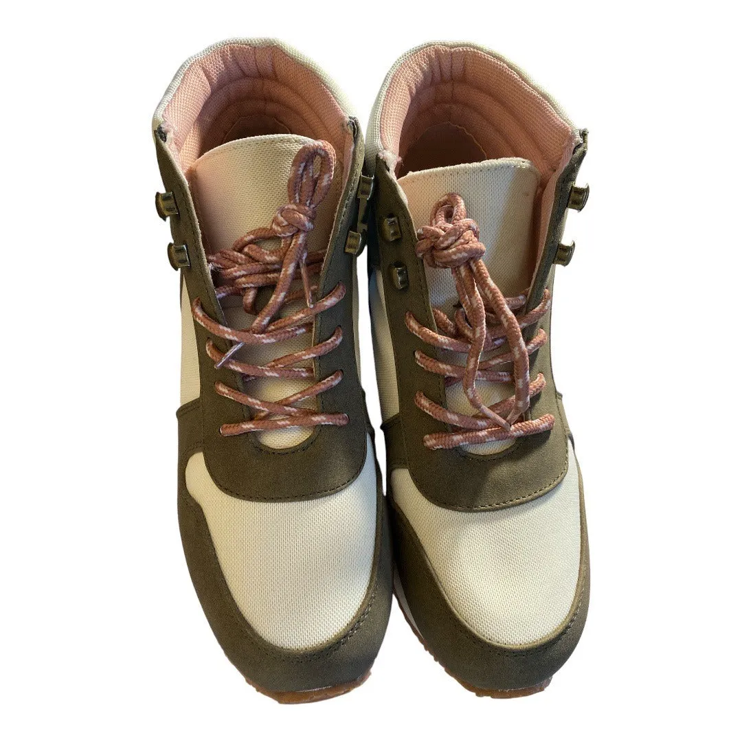 True Craft GC-Olive/Cream TC-Wage Womens High Top Sneakers